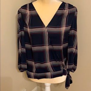NWT Loft faux wrap blouse